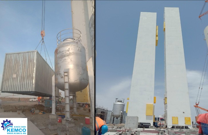 OXYGEN PLANT (ERECTION OF STATIC)
